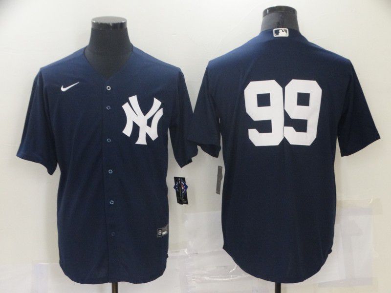 Cheap Men New York Yankees 99 Aaron Judge Blue Game 2021 Nike MLB Jersey